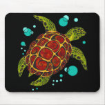 Colourful Tribal Turtle Tattoo Mouse Pad mousepads