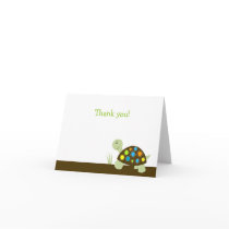 Colourful Turtle Modern Dot Note Card
