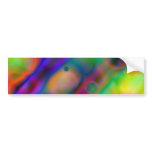 Colourful vibrant shapes (1) bumper sticker