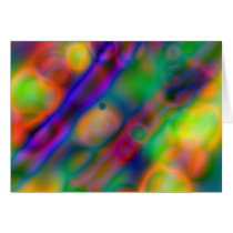 Colourful vibrant shapes (1) card
