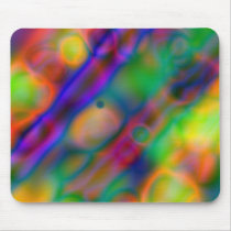 Colourful vibrant shapes (1) mouse mat