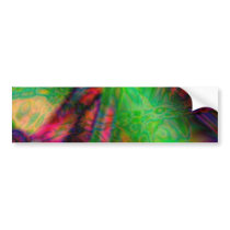 Colourful vibrant shapes (2) bumper sticker