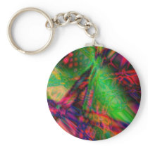 Colourful vibrant shapes (2) key chains