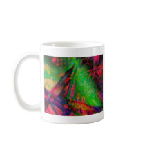 Colourful vibrant shapes (2) coffee mug