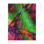 Colourful vibrant shapes (2) postcards