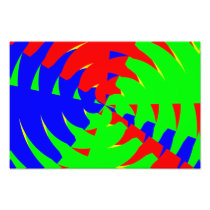 Colourful vibrations photo print