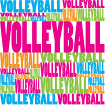 Colourful Volleyball