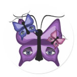Colourful Watcher Butterflies stickers