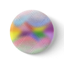 Colourful Waves: Pinback Buttons
