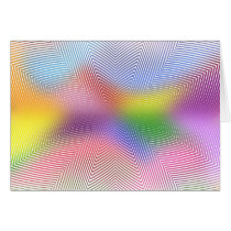 Colourful Waves: Greeting Card