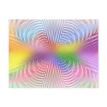Colourful Waves: Postcard