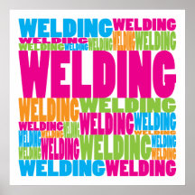 Colourful Welding Print