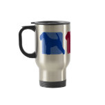 Colourful Welsh Terrier Silhouettes mugs