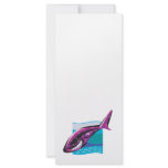 colourful whale design rack cards