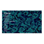 Colourful Wild blue shapes Business Card Template