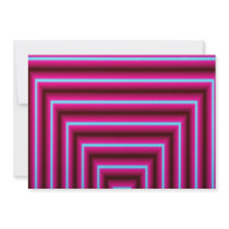 Colourful Windowpane acid Custom Invitations
