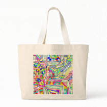 Colourful Women's Canvas Tote Bag