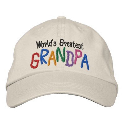 Colourful World's Greatest Grandpa Embroidered Baseball Caps Colourful World's Greatest Grandpa Embroidered Baseball Caps