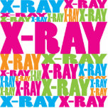 Colourful X-Ray photo sculptures