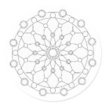 Colouring Fun - Mandala 2 stickers