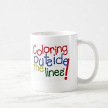 Colouring Outside the Lines Coffee Mug