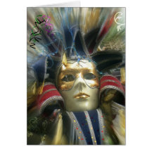 Colours Masquerade Card