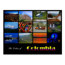 Colours of Colombia Post Card