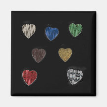 Colours of Love Refrigerator Magnets
