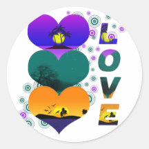 Colours of Love Sticker