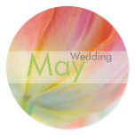Colours of Spring • May Wedding Sticker