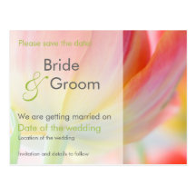 Colours of Spring • Save the Date Postcard