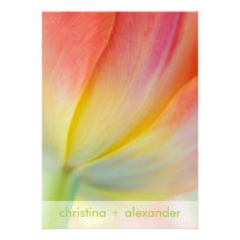 Colours of Spring • Wedding Invitation