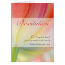 Colours of Spring • Wedding Invitation Card