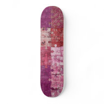 Colours Texture Puzzle Skateboard