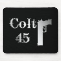 Colt 45 mouse pads