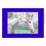 "Colt Kisses 2" Greeting Card