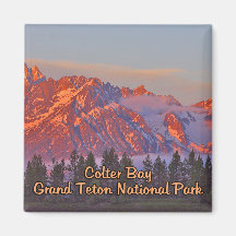 Colter Bay Grand Teton National Park Refrigerator Magnets