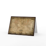 Colton's 1847 Antique Map Series Greeting Card