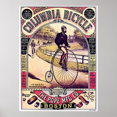 Columbia Bicycle Poster by omalley1