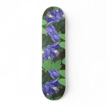 Columbine Flower Skateboard