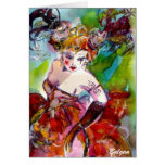 COLUMBINE / Venetian Masquerade Ball Greeting Card