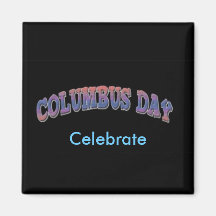 Columbus Day Refrigerator Magnets