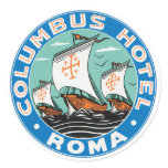 Columbus Hotel Roma stickers