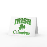 Columbus Irish Greeting Card