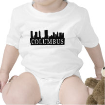 Columbus Skyline Tee Shirts