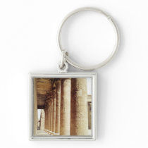Columns in the Pronaos  of the Temple of Horus Key Chains