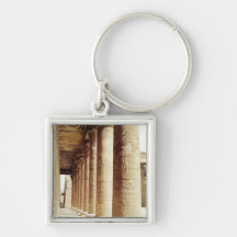Columns in the Pronaos  of the Temple of Horus Key Chains