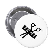 Comb & Scissors Pin