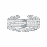 Combat Action Badge 1st Award embroidered shirts