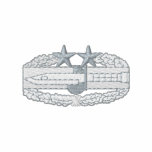 Combat Action Badge 3rd Award embroidered shirts
